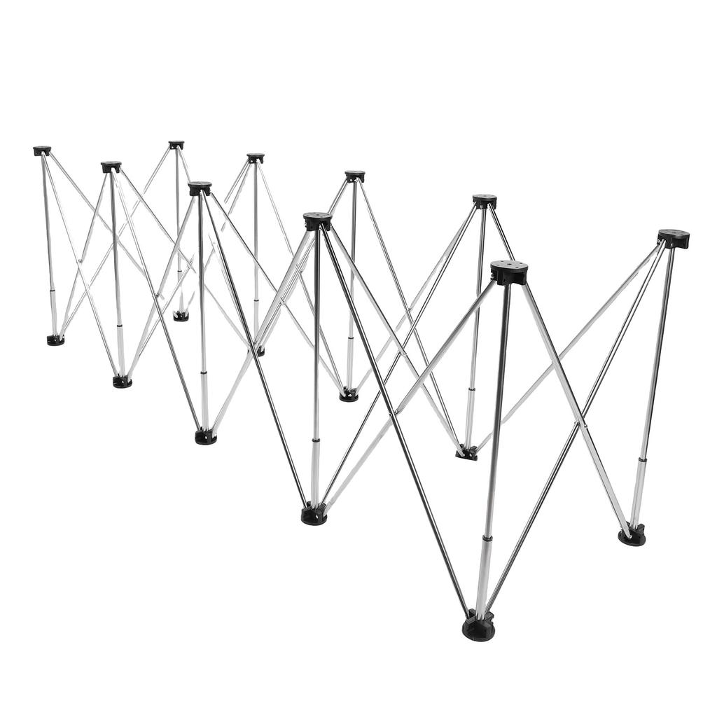 Portable Workbench 10 Legs 1000kg Bearing Capacity Multifunctional Folding Work Table for Woodworking Construction