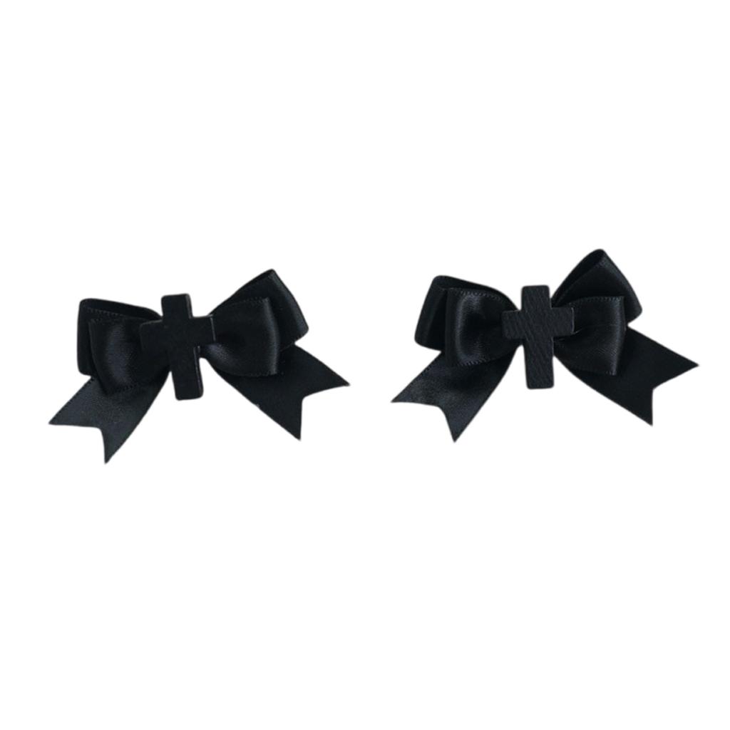 Casual Barrettes Hairpin Hair Clip Crosses 2000s Colorful Bowknot Bunches Headwear Sweet Crosses Shape