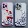 Rose Flower Phone Case For iPhone 11 Case iPhone 15 14 Pro Max 11 12 13 Pro Max Mini XR XS X 7 8 14 15 Plus SE2 Shockproof Cover