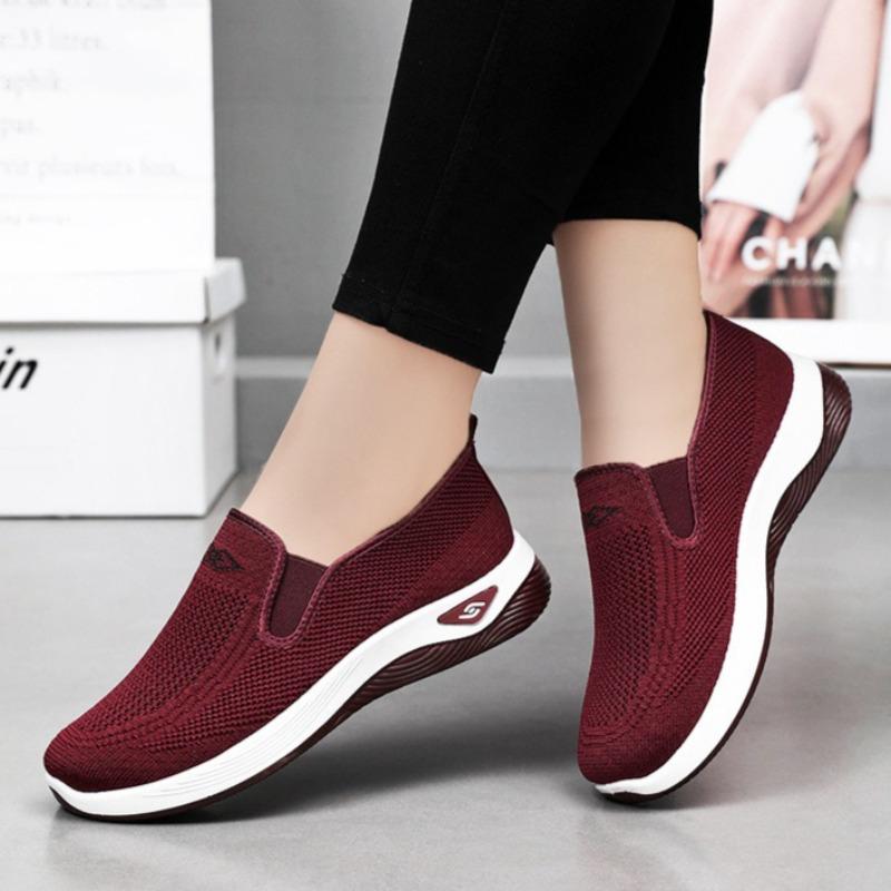 Fashion Shoes for Women in Summer Breathable Non Tiring Foot Cloth Shoes Are Lightweight Comfort Casual for Middle-aged Elderly Mothers