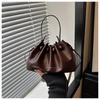 Korean Stylish Niche Women's Drawstring Bucket Shoulder Bag