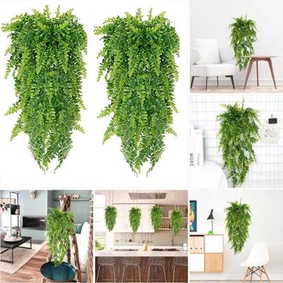 Hanging Artificial Plants Plastic Fake Vine Grass Home Garden Room Decor Wedding Party Wall
