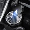 Car Interior Sealed Ashtray with Lid Flame Retardant Lining Cup Holder Ashtray Detachable Self Extinguishing Ashtray