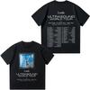 Lorde Ultrasound World Tour 2026 Lorde Merch T-shirt Graphique Nouveau Polyvalent pour Femmes/Hommes T-shirt Coton Manches Courtes Vêtements - Moi...