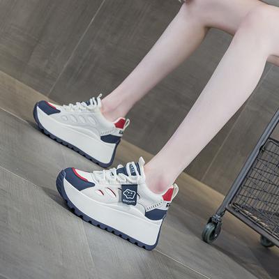 Daddy Shoes Women's Platform Burst Board Heightening Sports Leisure Fashion Versatile Small Women's Shoes