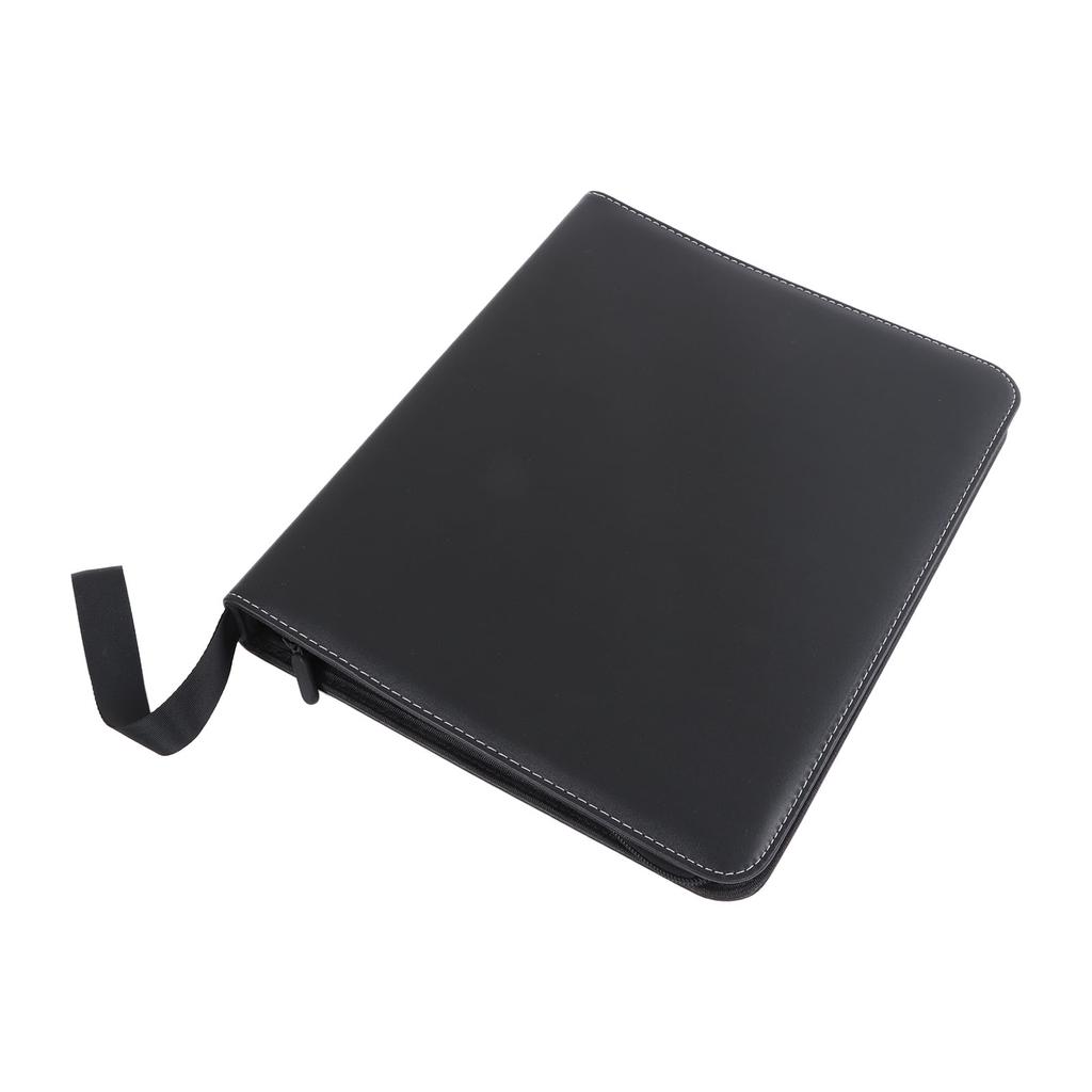 Álbum de 9 Bolsillos para Tarjetas Coleccionables 40 Páginas Negras para Tarjetas Evita que se Doblen Álbum de Colección Soporte de Exhibición Tarjeta