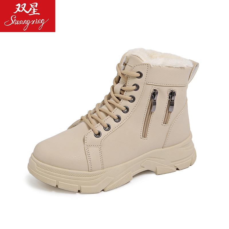 

ZGSX-28071 [Price control above 69] Snow boots women s 2025 new winter velvet thickened Martin boots 42