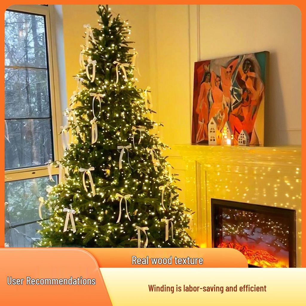 Green Firecracker LED String Lights - Christmas Decorative Copper Wire Lights for Tree & Festive Atmosphere