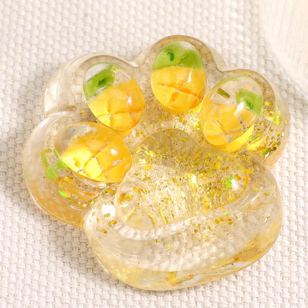 Cat Paw Squeeze Toy Cute Squeeze Cat Paw Toys Sticky Soft Pinching Decompressing Toy for Stress Relief Sensory Toys