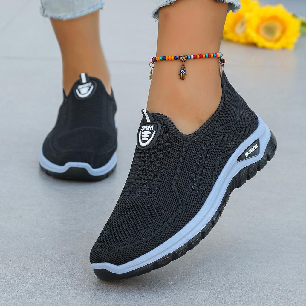 Women'S Ladies Shoes Breathable Flying Woven Slip-On Sneakers Shoes Woman , Women'S Sneakers. Csale Shoes With Free Shipping