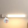 Under Cabinet Lighting Wireless Night Light Bar Motion Sensor Rechargeable Magnetic Lamp Strip for Shelf Hallway Kitchen Wall