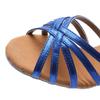 Women's Blue Latin Ballroom Dance Shoes with Soft Sole - Ideal for Practice, Social Dancing, and Summer Sandals