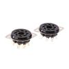 New 1PC 8pin Octal Bakelite Tube Socket Base S8WPF For CV181 5881 6SN7 KT88 EL34 6550 6SL7 KT66 6CA7 5AR4 Vacuum Tube Amplifier