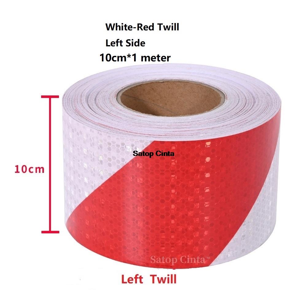 

10cm*1m DIY Twill Reflective Car Stickers Waterproof PVC Honeycomb Adhesive Reflectors Tape Warning Safety Strips For Motrocycle
