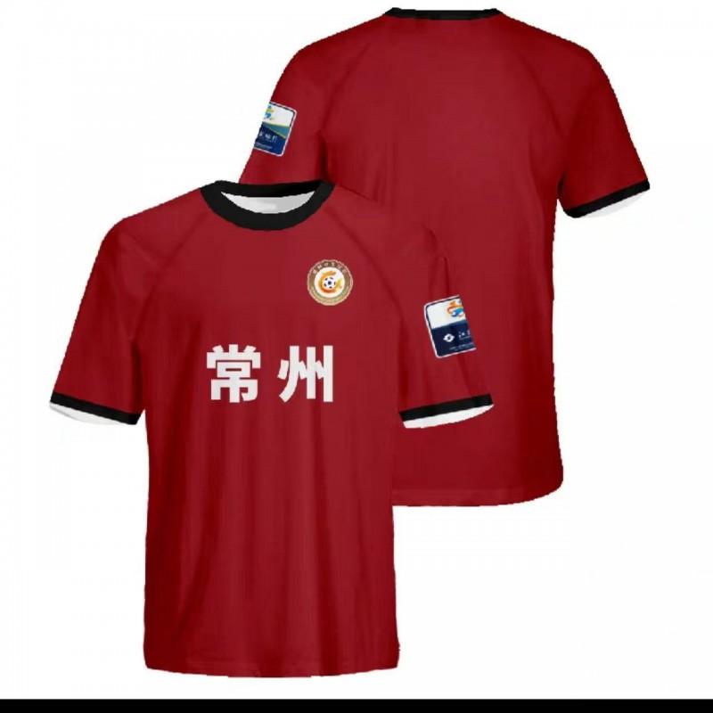 Mens Womens Kids Soccer Jersey Short Sleeve T-Shirt Breathable Quick Dry Mesh Fabric Team City Print