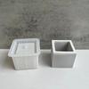 Square Flower Pots Silicone Moulds Succulents Planter Molds Resins Molds DIY Hexagonals Concrete Planter Castings Moulds