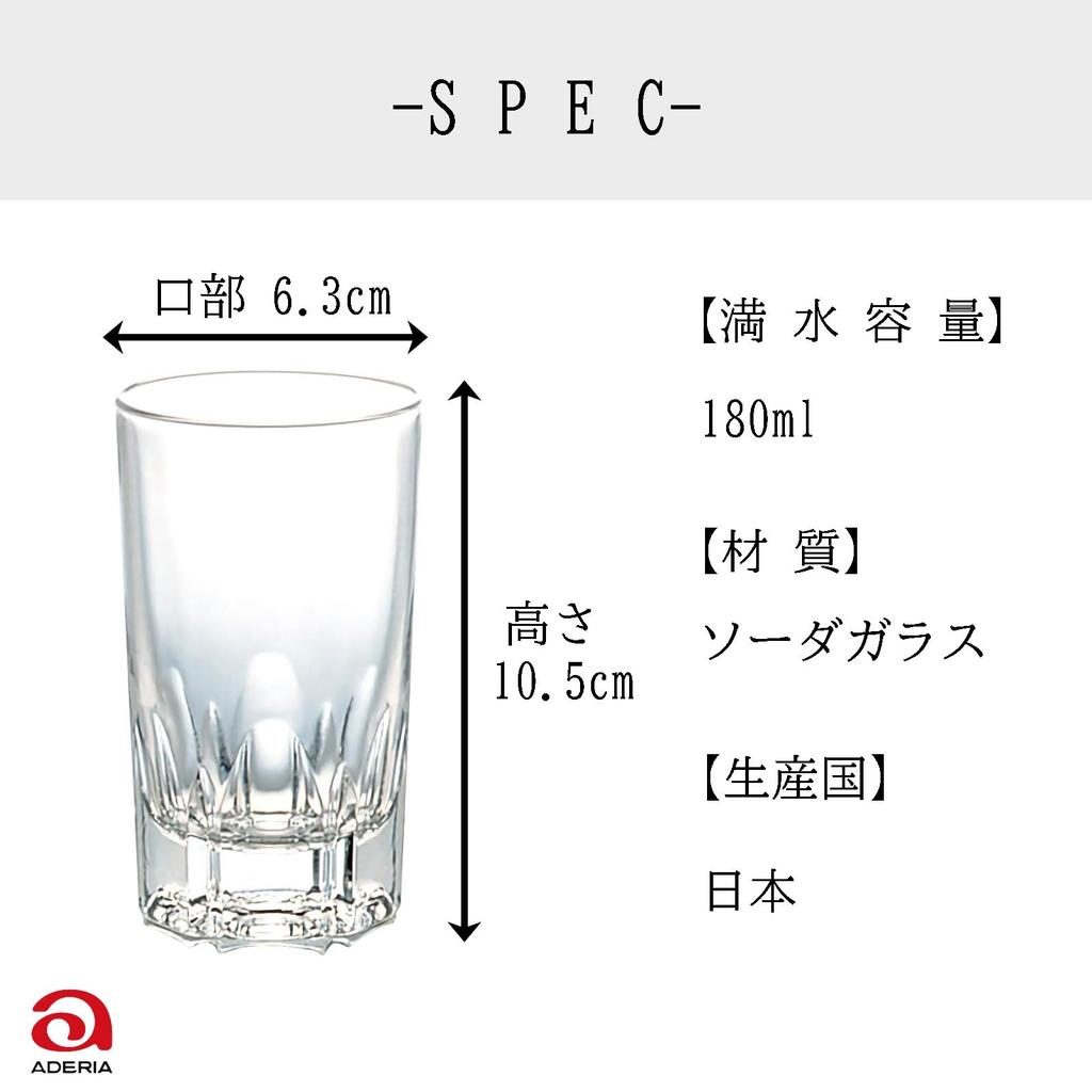 ADERIA Ulster 180 180ml 356 Set of 3