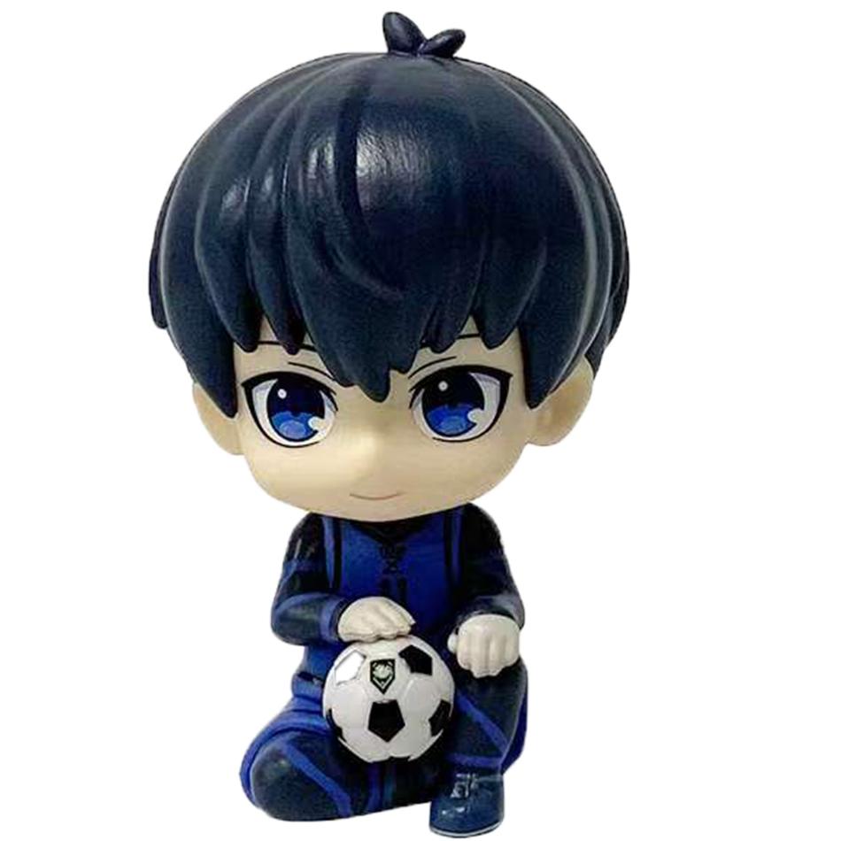 BLUE LOCK Action Figures Isagi Yoichi Nagi Seishiro Gifts Anime Figure Q Version Figurine PVC Collectible Model Kids Doll Toys
