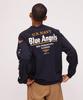 Avirex Long Sleeve Embroidery The Blue Angels Large 120 Navy T-Shirt / 783-4130010 Men's