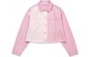 Sports Trendy Collection Denim Jacket Women's Pink AJDT170-1
