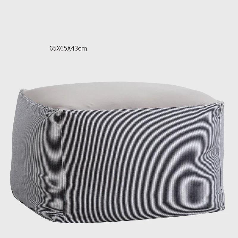 Japanese Style Soft Lazy Sofa Cozy Single Chair Unfilled Lounge Bean Bag Sofa Cover Home Pouf Couch Tatami Living Room Furniture