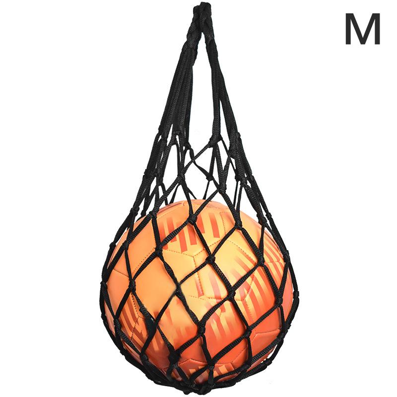 Football Net Bag Nylon Bold Storage Bag Single Ball Carry Portable Equipment