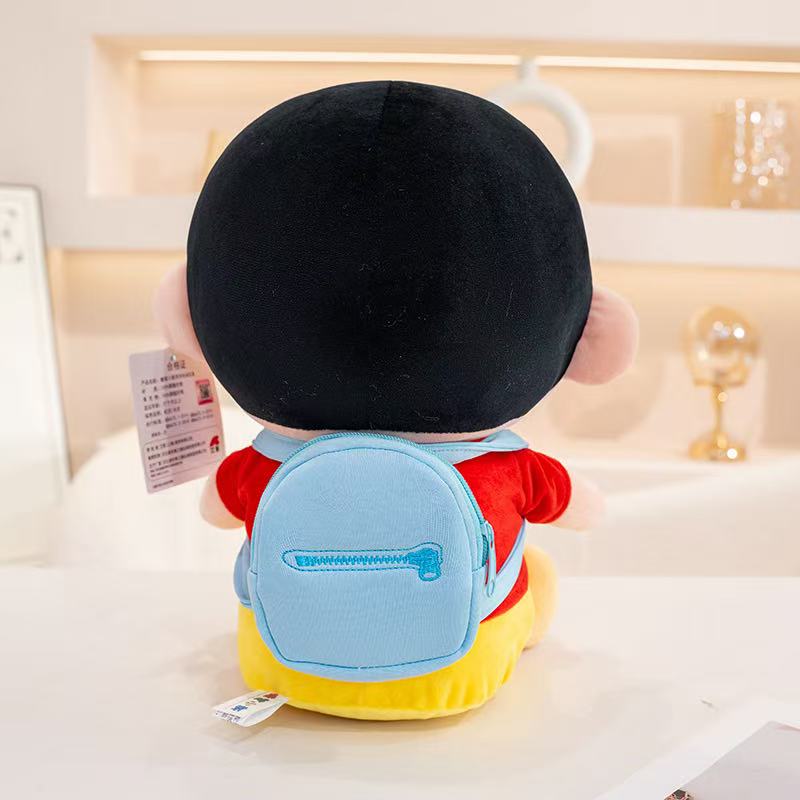 Latest Backpack Crayon Shin Chan Doll Kawaii Stuffed Plush Toy Doll Cartoon Anime Cute Pillow Children's Birthday Gift Doll