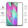 Tempered Glass - Phonillico® - Samsung Galaxy A40 - Pack of 2 - Black Edge - Scratch Resistant