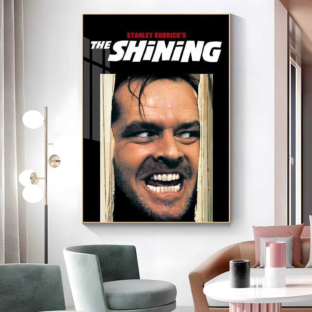 1pc The Shining Horror Movie Poster Sticker Print Waterproof Wall Art For Living Room Bedroom Home Decor