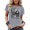 Vintage Katseye Hip Hop Sänger Unisex Unisex T-Shirts Kurzarm Rundhalsausschnitt Sommer T-Shirt Mode Spaß Popgruppe T-Shirts Für Fan Geschenk