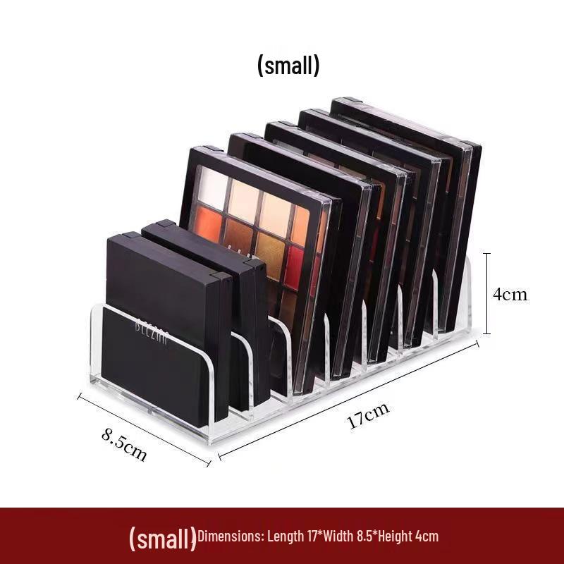Transparent Multi-Layer Cosmetic Organizer: Nail Polish & Eyeshadow Storage Rack