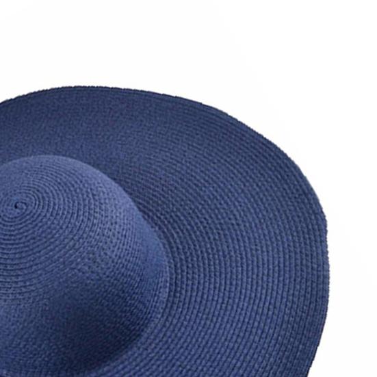 Sun Hat Widen  Brim Sun Protection Solid Color Summer Outdoor Fashion Ladies Big Brimmed Straw Hat Women Accessories