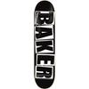 BAKER Skateboardová deska LOGO ZNAČKY Černá Černá 8 x palců Služba s gripem na desku Skateboardová deska Nástavec s gripem 31.5 Pouze/Ne