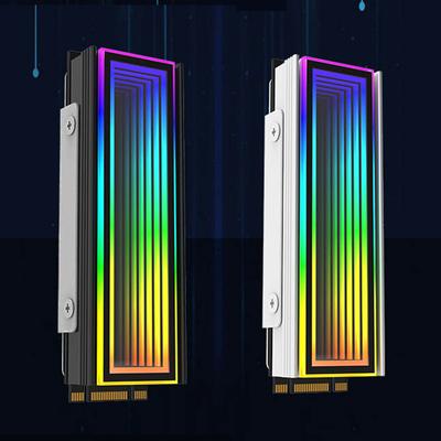 5V ARGB Sync Computer 2280 SSD M2 Radiator PC RGB M.2 Nvme Cooler Heatsink Endless Abyss Effect
