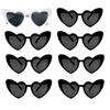 6/8pairs Vintage Heart Shaped Sunglasses Bachelorette Bride Bridesmaid glasses Wedding Bridal Shower Decor woman Hen party gifts 5