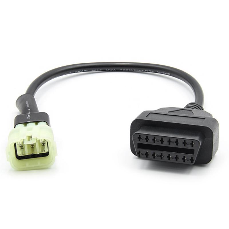 

AERMOTOR OBD 16Pin to 6Pin Diagnostic Adapter Cable Scanner Reader Converter for KTM Motorcycle 6Pin Type A