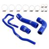 Silicone Radiator Coolant Hose Kit For BMW S1000RR 2019-2023 Blue