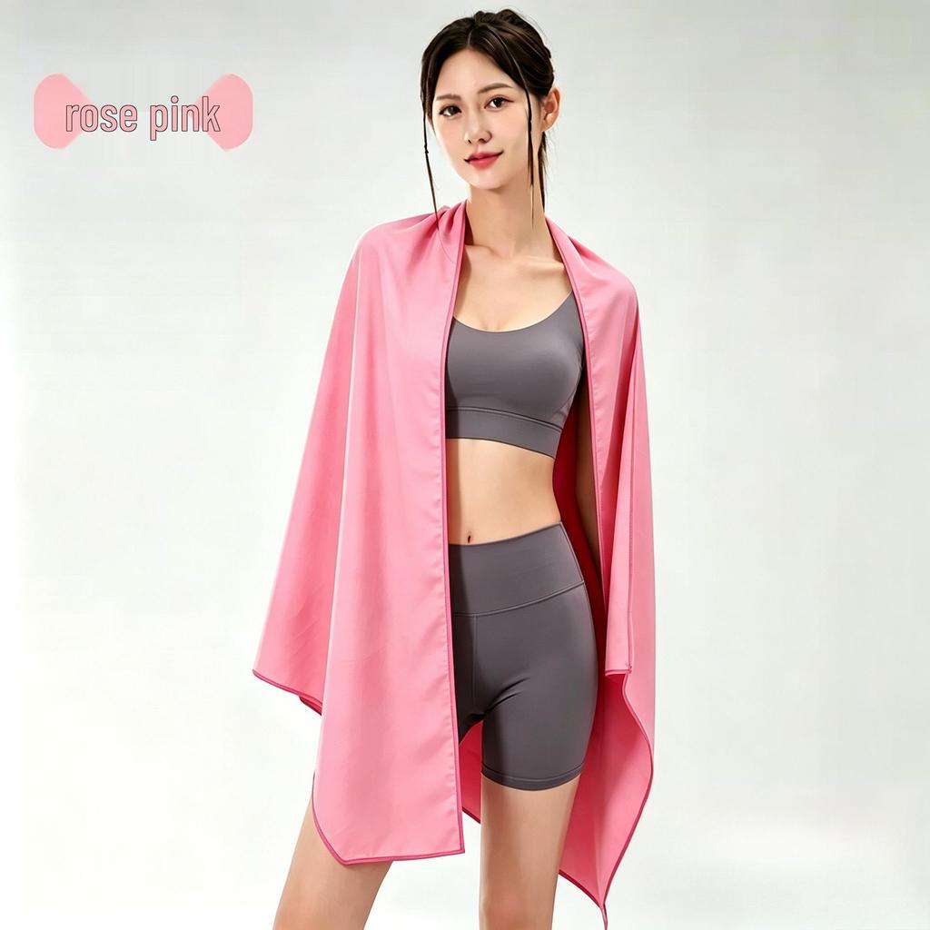 Antibacterial Quick-Dry A-Class Adult Sports Towel – Water-Absorbent, No-Shed, Sun-Protected, Portable Beach & Fitness Towel