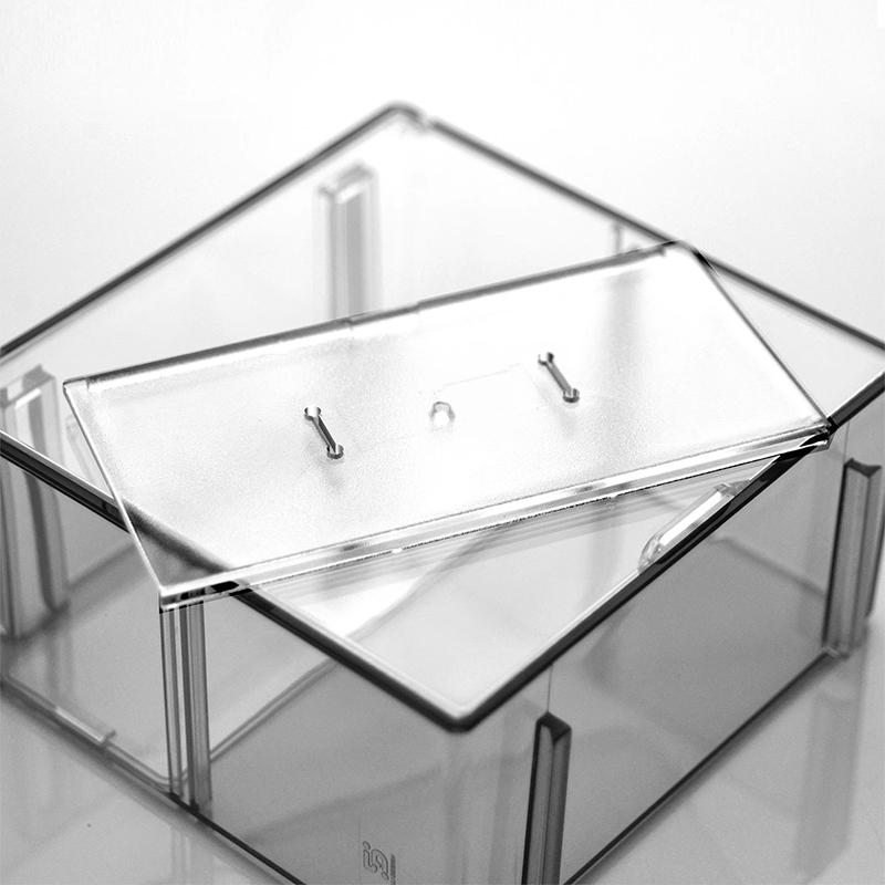 1 Satz Doppelschichtige Kleinmaßstab Auto Modell Displaybox Transparent Staubdicht Aufbewahrungsbox Große Kapazität Desktop Organizer Box