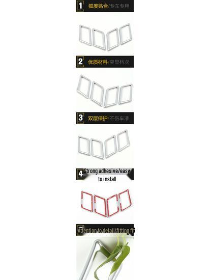 "Zotye Z300 New Vision Interior Door Bowl Anti-Scratch Cover & Decorative Sticker”