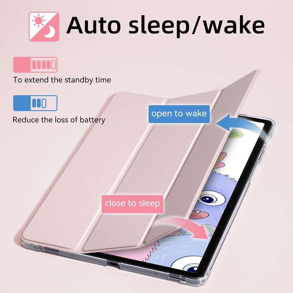 Pouzdro pro Samsung Galaxy Tab A8 10.5 A9 Plus S9 FE Plus S8 Plus S7FE Plus S6 Lite Průhledné pouzdro s držákem na tužku