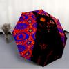 1pc Psychedelic Cat Automatic Open/Close Umbrella Compact Folding Umbrella, All-Season Portable Umbrella for Women/Men289
