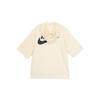 Nike Sportswear Large Logo Half-Zip Short-Sleeve Hoodie Men Tops White DM5063-113