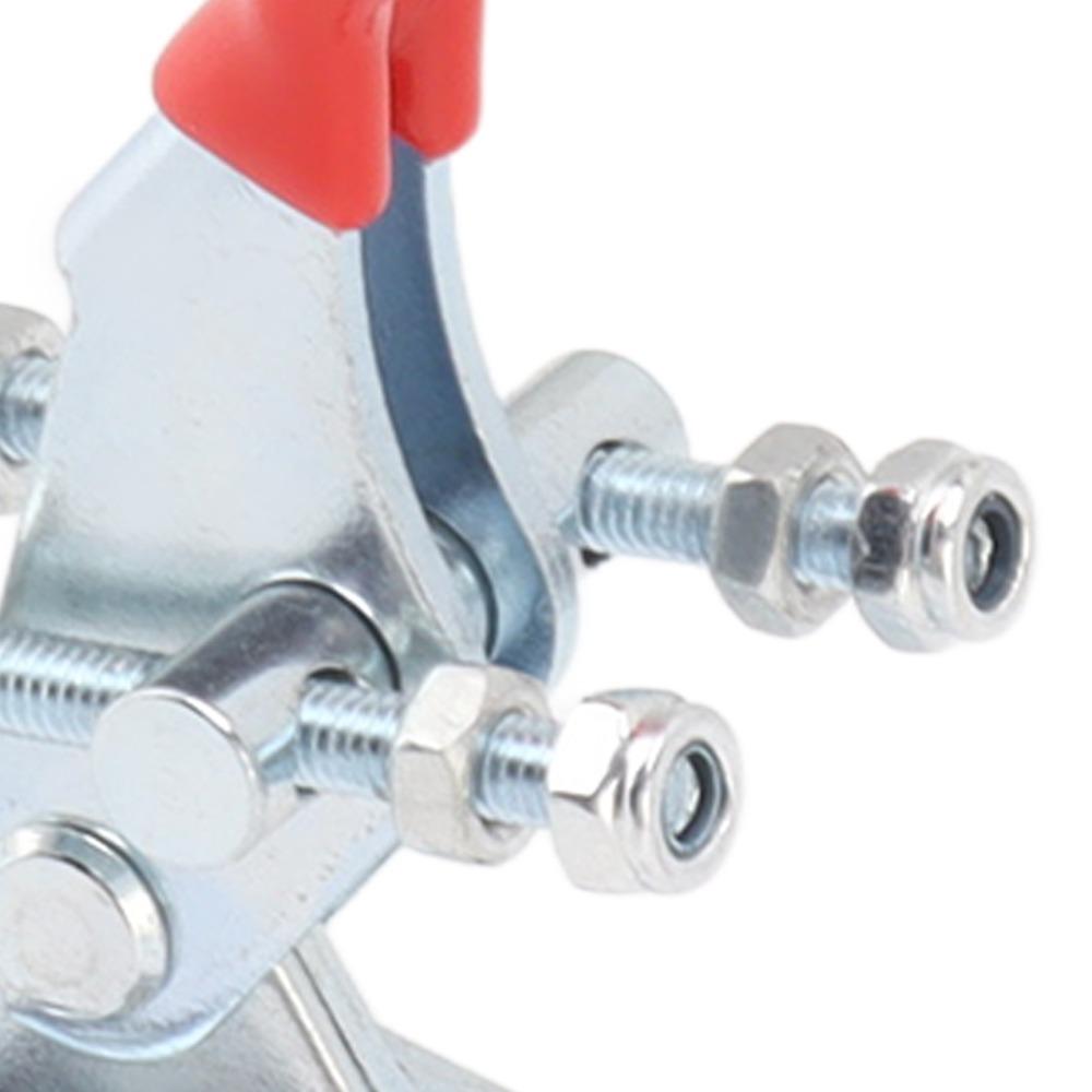 

2pcs Silver Pull Latch Clamp Adjustable Toggle Clamp Latch Heavy Toggle Latch Clamp Metalworking