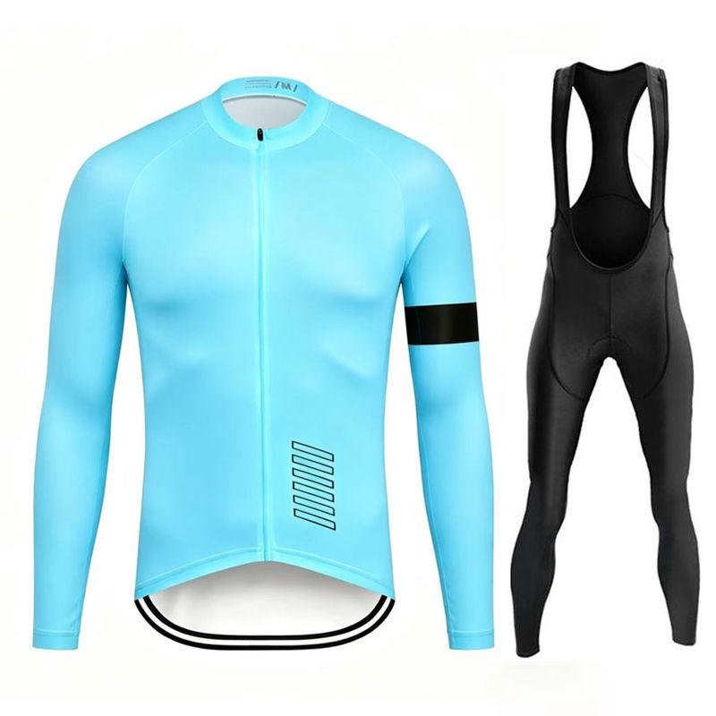 2026 Pro Team Atmungsaktives Herren Langarm Radtrikot Set Frühling und Herbst Mountainbike Kleidung Wear Ropa Ciclismo