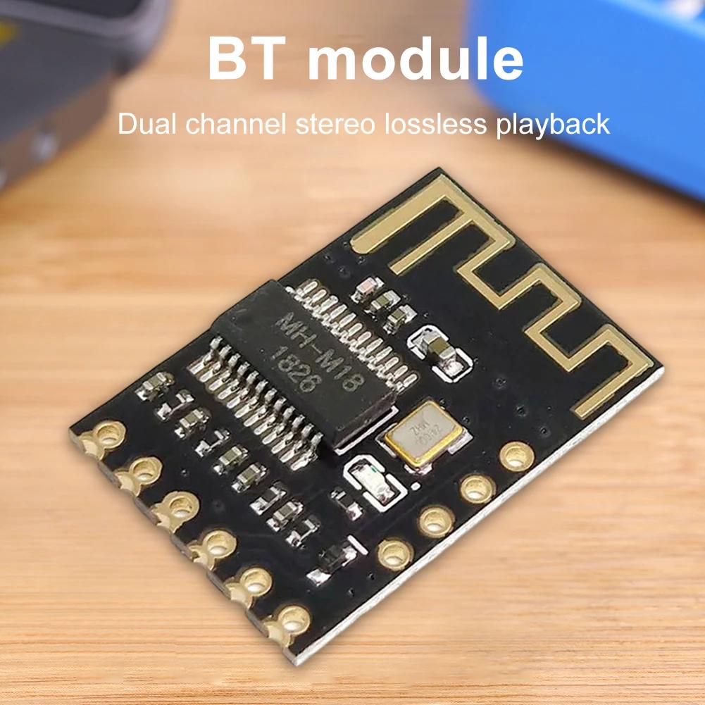 MH M18 M28 M38 Bluetooth Compatible Audio Module HiFi DIY Modification Kit with Indicator Light for Wireless Music Playback