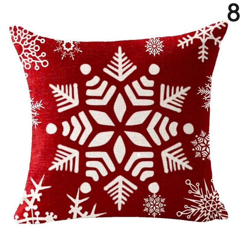 

Home decoration Pillowcase Cushion Cover Polyester Merry Christmas Gift Home Office Living Room 45x45cm 16x16Inch