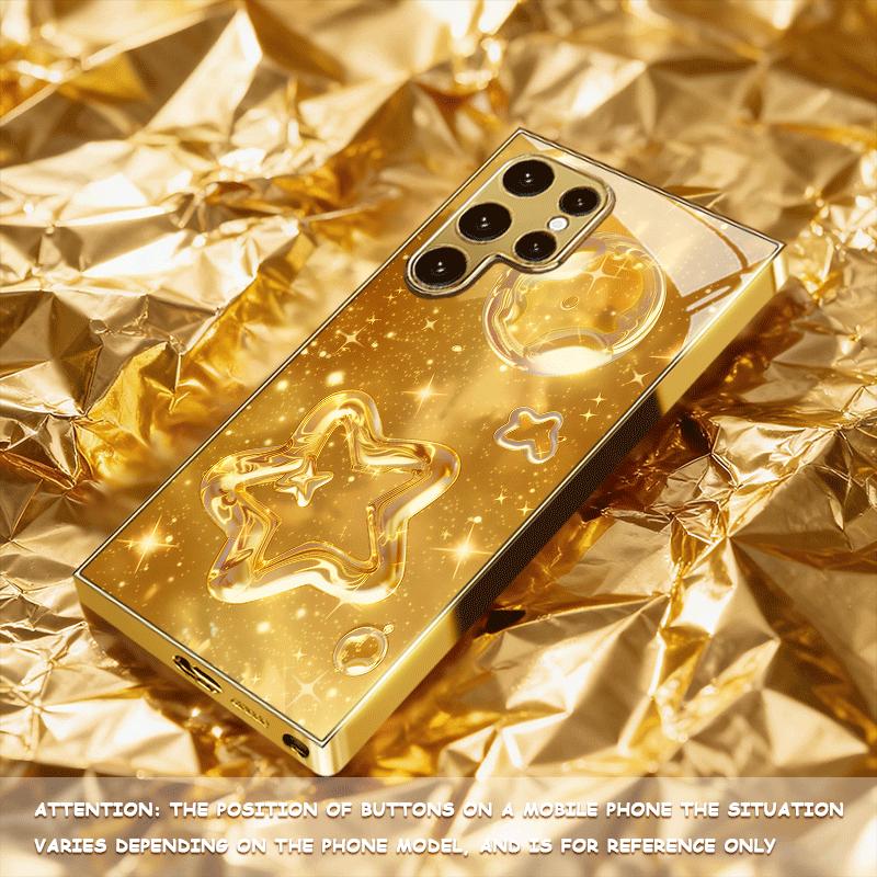 Hochwertige Handyhülle Galvanisiertes Glas TPU Handyhülle für Samsung Galaxy S26 S25 S24 S23 S22 S21 FE, Ultra, Plus Stoßfest