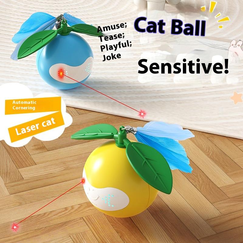 Cat Toy Cat Smart Teasing Cat Ball Self-pleasure To Relieve Boredom Kitten Automatic Dodging Pet Electric Rolling Ball Artifact