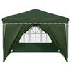 Pop Up Party Tent 288 X 288 X 245 Cm Green Oxford Fabric